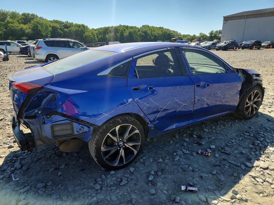 Продаж на аукціоні авто 2020 Honda Civic, vin: 2HGFC2F84LH584544, номер лоту: 55795026
