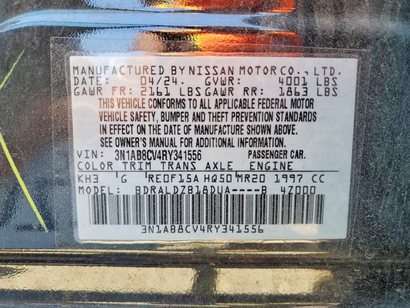 56314346 :رقم المزاد ، 3N1AB8CV4RY341556 vin ، 2024 Nissan Sentra مزاد بيع