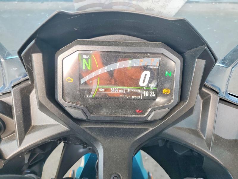 58129126 :رقم المزاد ، ML5EXEM11MDA34395 vin ، 2021 Kawasaki Ex650 مزاد بيع