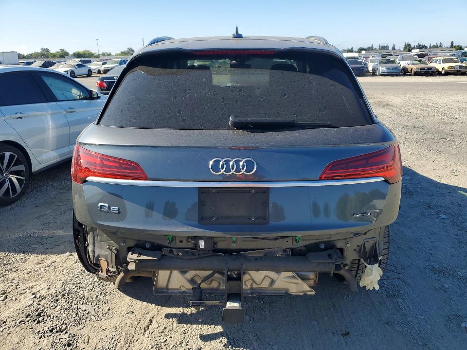2022 Audi Q5 მანქანა იყიდება აუქციონზე, vin: WA1EAAFY2N2043573, აუქციონის ნომერი: 58280606