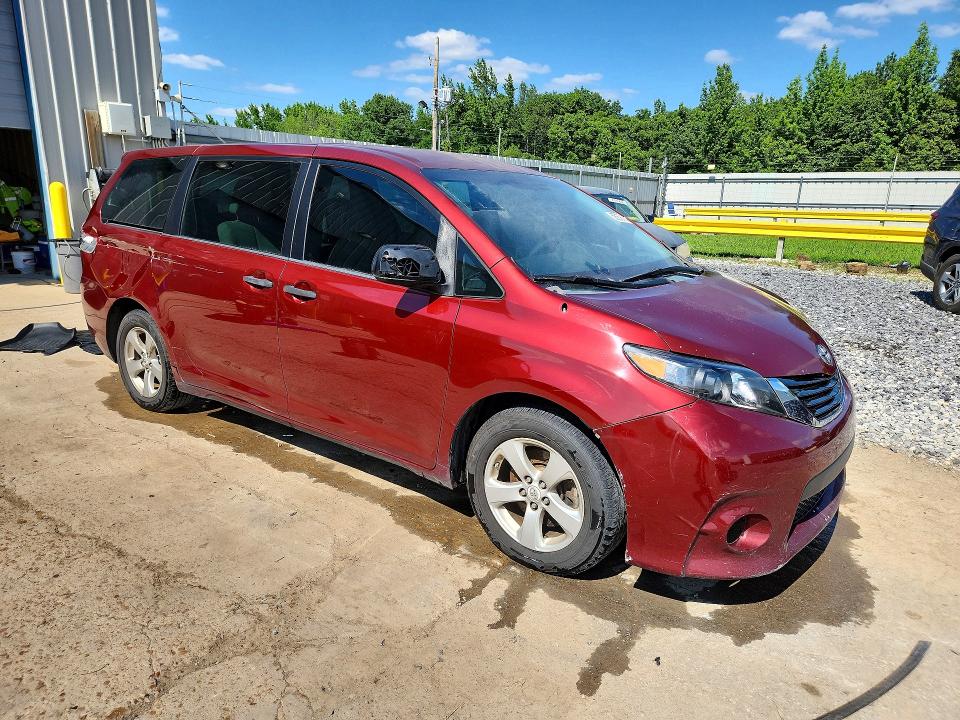 55891606 :رقم المزاد ، 5TDZK3DC9DS281841 vin ، 2013 Toyota Sienna مزاد بيع