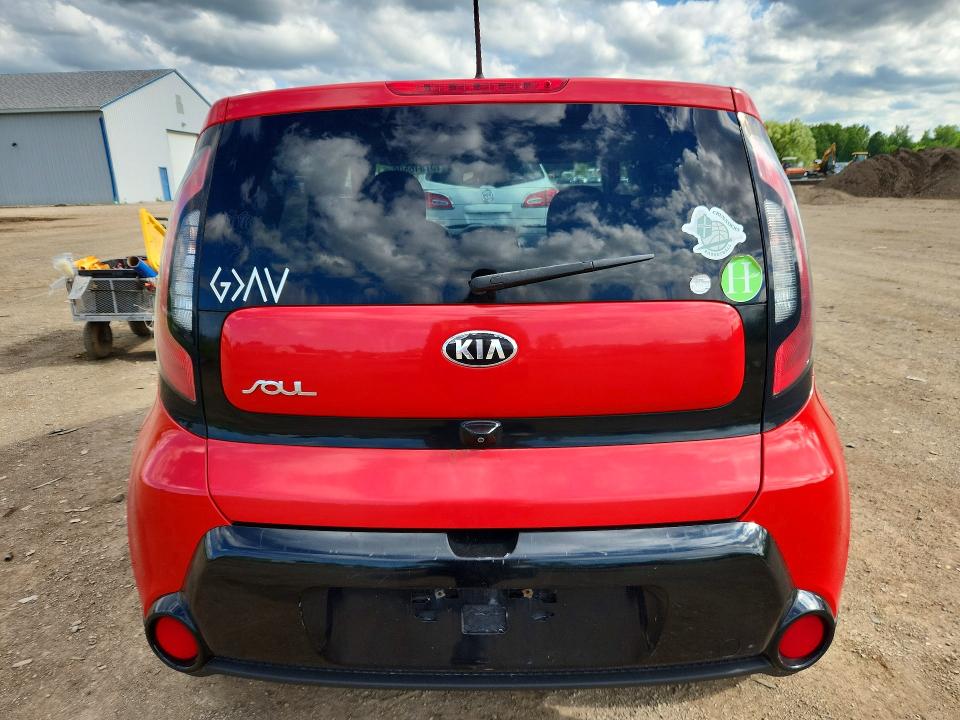 2016 Kia Soul მანქანა იყიდება აუქციონზე, vin: KNDJP3A51G7819970, აუქციონის ნომერი: 57916596