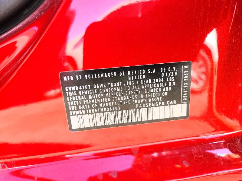 Продаж на аукціоні авто 2026 Volkswagen Jetta, vin: 3VWBW7BU5TM036703, номер лоту: 56343226