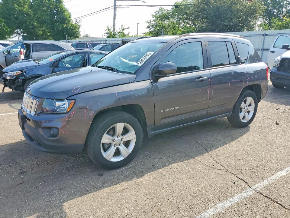 Продажа на аукционе авто 2017 Jeep Compass, vin: 1C4NJDEB7HD121505, номер лота: 58838456