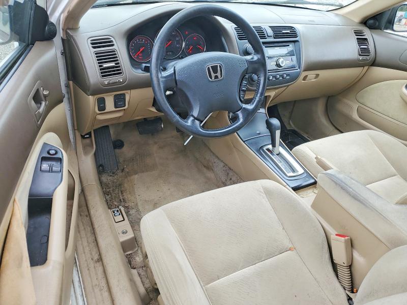 2005 Honda Civic მანქანა იყიდება აუქციონზე, vin: 1HGEM225X5L052676, აუქციონის ნომერი: 59130556
