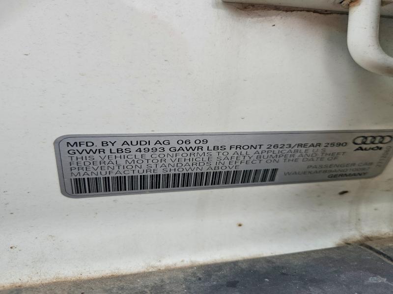 Продажа на аукционе авто 2010 Audi A6, vin: WAUEKAFB9AN010087, номер лота: 56430186