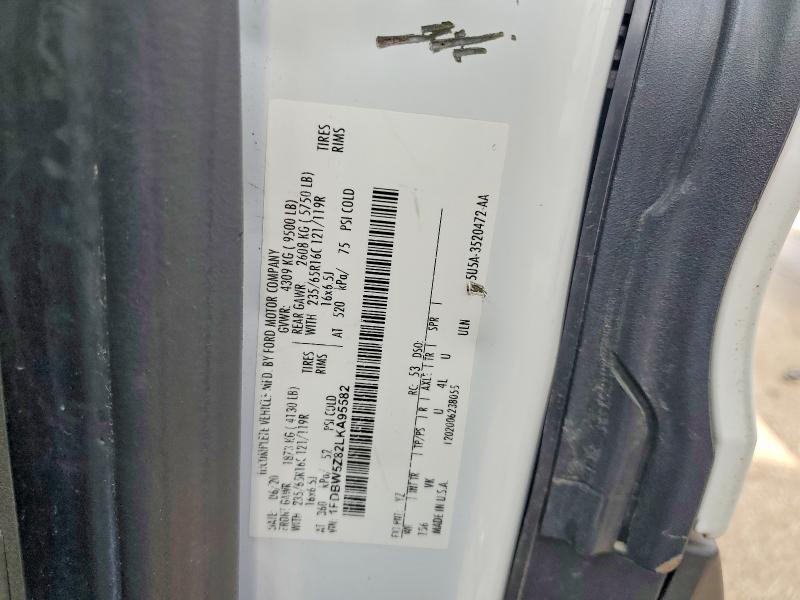 Продаж на аукціоні авто 2020 Ford Transit, vin: 1FDBW5Z82LKA95582, номер лоту: 55889666