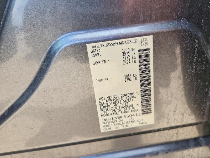 Aukcja sprzedaży 2021 Nissan Leaf, vin: 1N4BZ1CV3MC550413, numer aukcji: 55733306