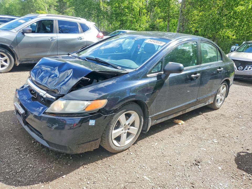 2008 Honda Civic მანქანა იყიდება აუქციონზე, vin: 2HGFA16448H102837, აუქციონის ნომერი: 54848836