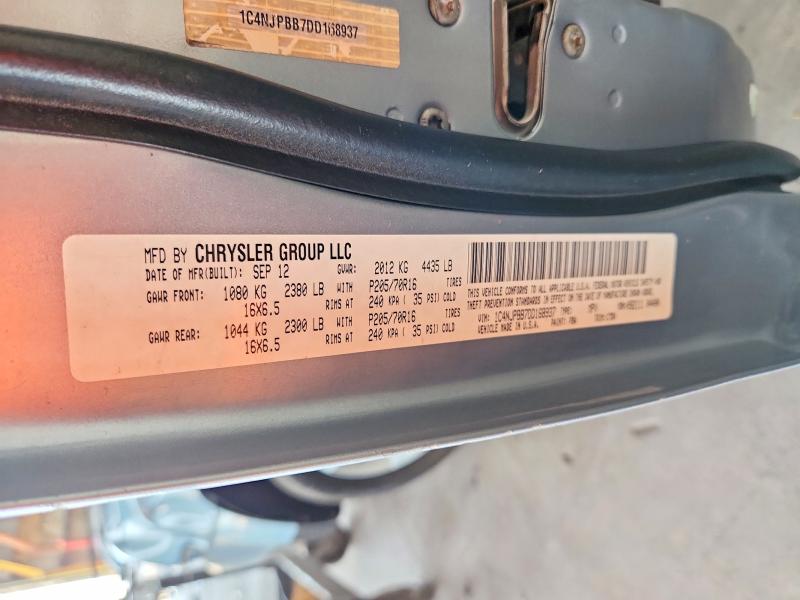 Aukcja sprzedaży 2013 Jeep Patriot, vin: 1C4NJPBB7DD168937, numer aukcji: 57695936