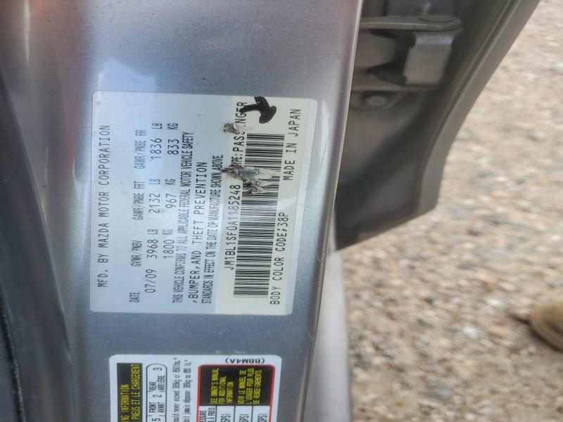 55790086 :رقم المزاد ، JM1BL1SF0A1185248 vin ، 2010 Mazda 3 مزاد بيع