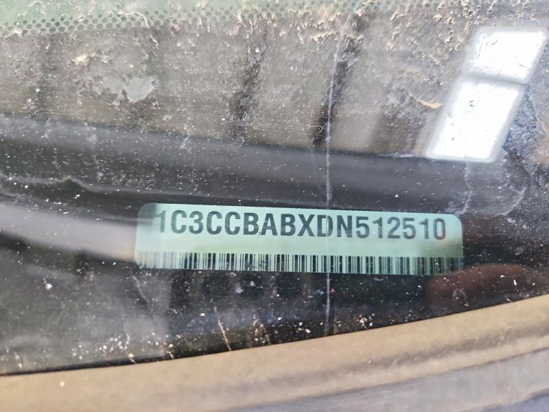 2013 Chrysler 200 მანქანა იყიდება აუქციონზე, vin: 1C3CCBABXDN512510, აუქციონის ნომერი: 58607876