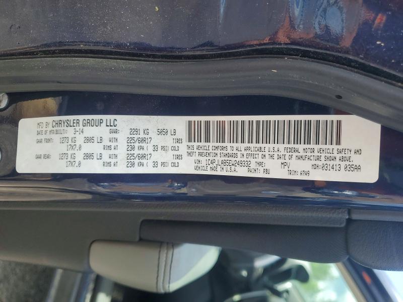 Продажа на аукционе авто 2014 Jeep Cherokee, vin: 1C4PJLAB5EW249332, номер лота: 58505326