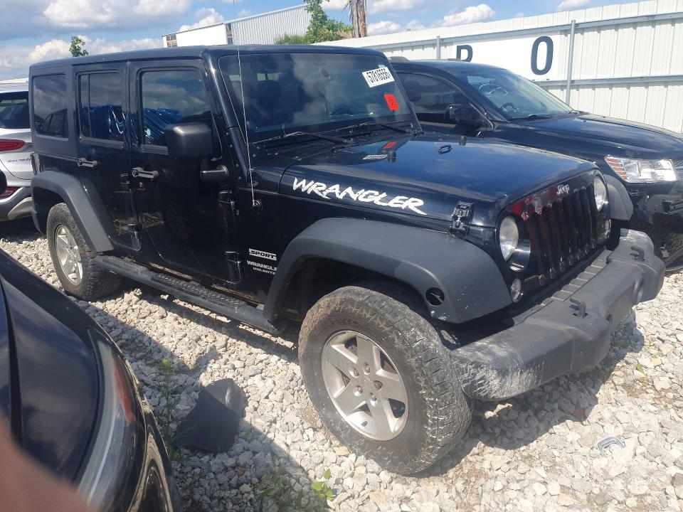 2014 Jeep Wrangler Unlimited მანქანა იყიდება აუქციონზე, vin: 1C4HJWDG0EL138346, აუქციონის ნომერი: 57816556