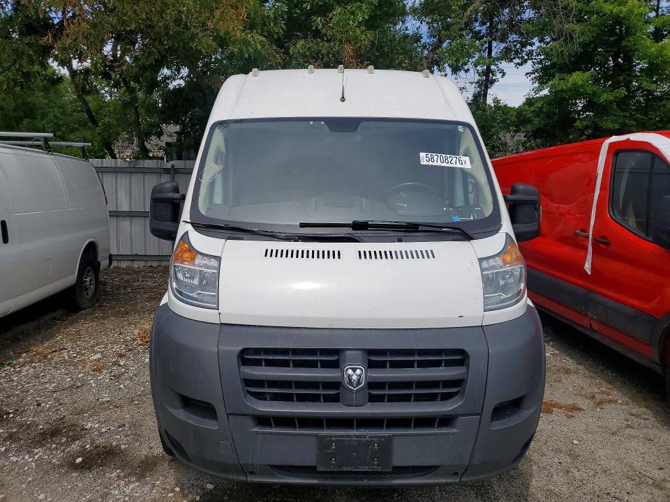 58708276 :رقم المزاد ، 3C6TRVCG4JE109294 vin ، 2018 Ram Promaster 2500 مزاد بيع