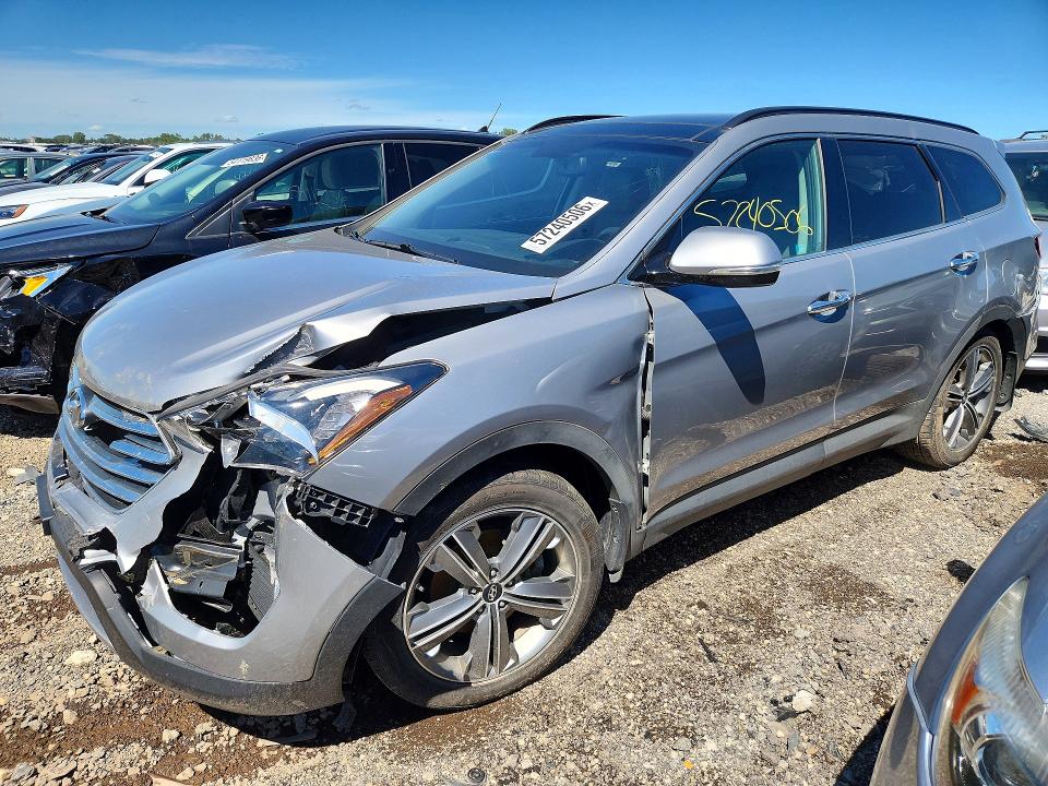 2015 Hyundai Santa Fe მანქანა იყიდება აუქციონზე, vin: KM8SR4HF8FU105929, აუქციონის ნომერი: 57240506