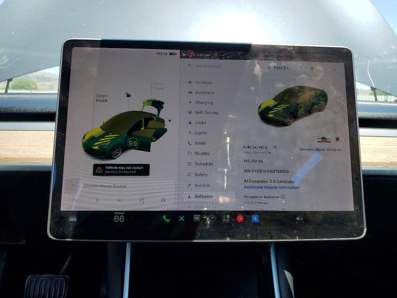 Aukcja sprzedaży 2018 Tesla Model 3, vin: 5YJ3E1EA8JF158109, numer aukcji: 57871406