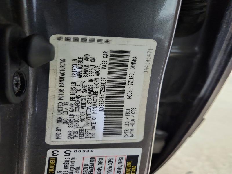 Aukcja sprzedaży 2007 Toyota Corolla, vin: 1NXBR32E47Z806057, numer aukcji: 57596736