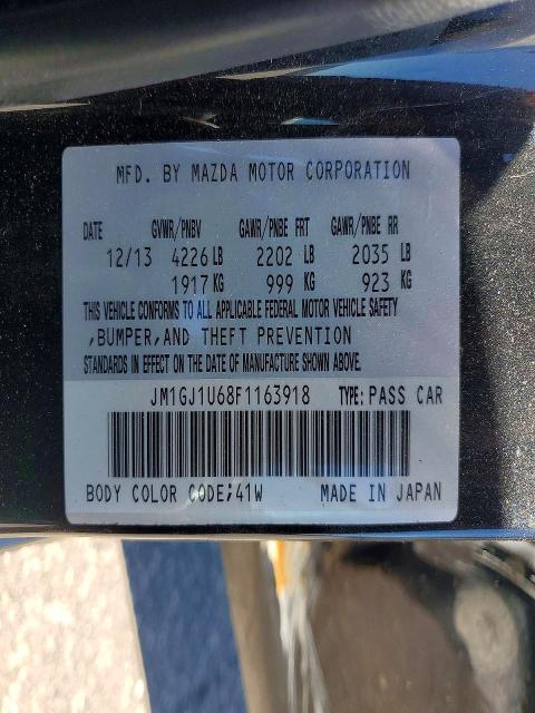 55625256 :رقم المزاد ، JM1GJ1U68F1163918 vin ، 2015 Mazda 6 مزاد بيع