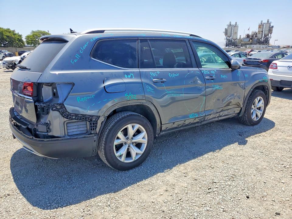 2018 Volkswagen Atlas მანქანა იყიდება აუქციონზე, vin: 1V2DR2CA4JC590970, აუქციონის ნომერი: 57973026