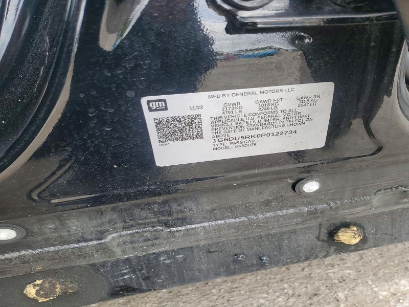 Aukcja sprzedaży 2023 Cadillac Ct5, vin: 1G6DU5RK0P0122734, numer aukcji: 56701866