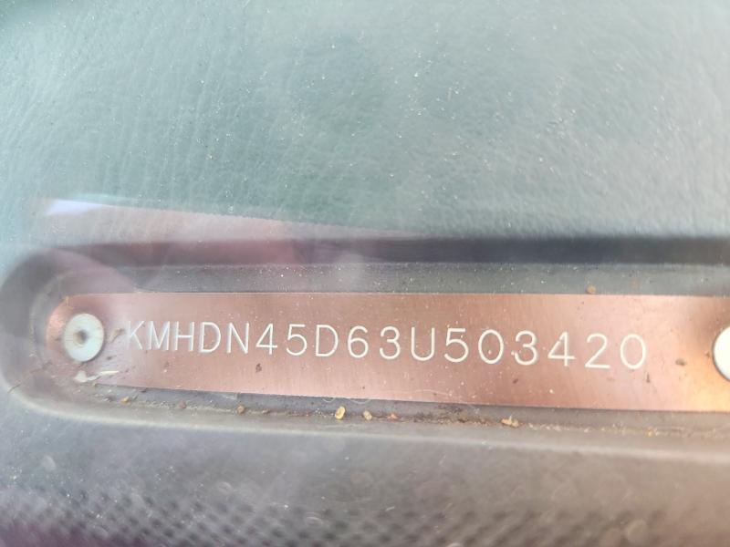 Продаж на аукціоні авто 2003 Hyundai Elantra, vin: KMHDN45D63U503420, номер лоту: 56533896