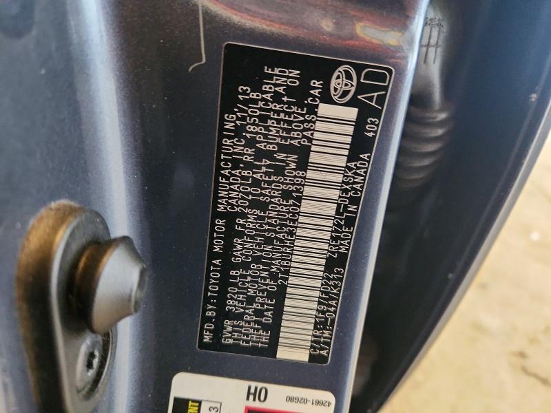 Aukcja sprzedaży 2014 Toyota Corolla, vin: 2T1BURHE3EC071398, numer aukcji: 57752976