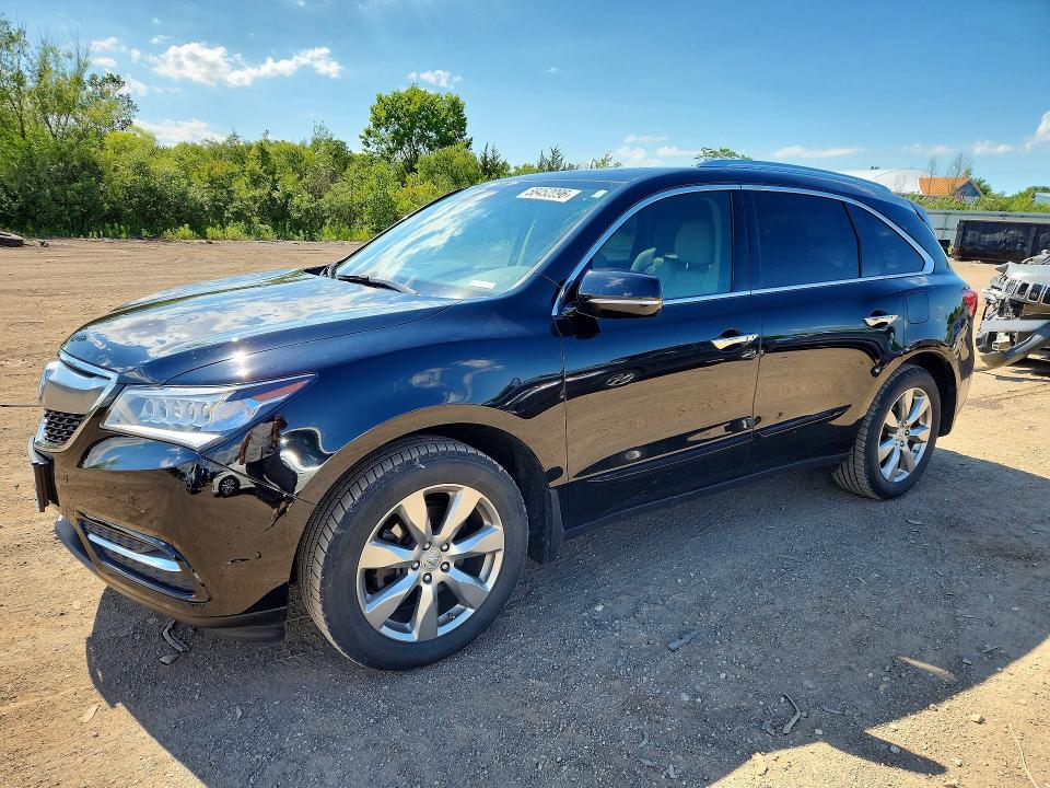 2016 Acura Mdx მანქანა იყიდება აუქციონზე, vin: 5FRYD4H93GB032114, აუქციონის ნომერი: 58452096