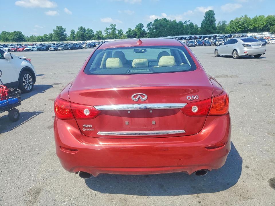 Aukcja sprzedaży 2014 Infiniti Q50, vin: JN1BV7AR6EM682756, numer aukcji: 57122476