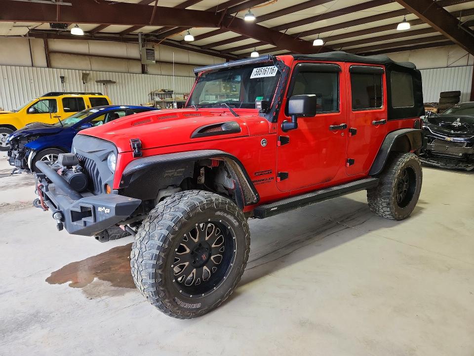 2013 Jeep Wrangler Unlimited მანქანა იყიდება აუქციონზე, vin: 1C4BJWDGXDL643038, აუქციონის ნომერი: 58516116