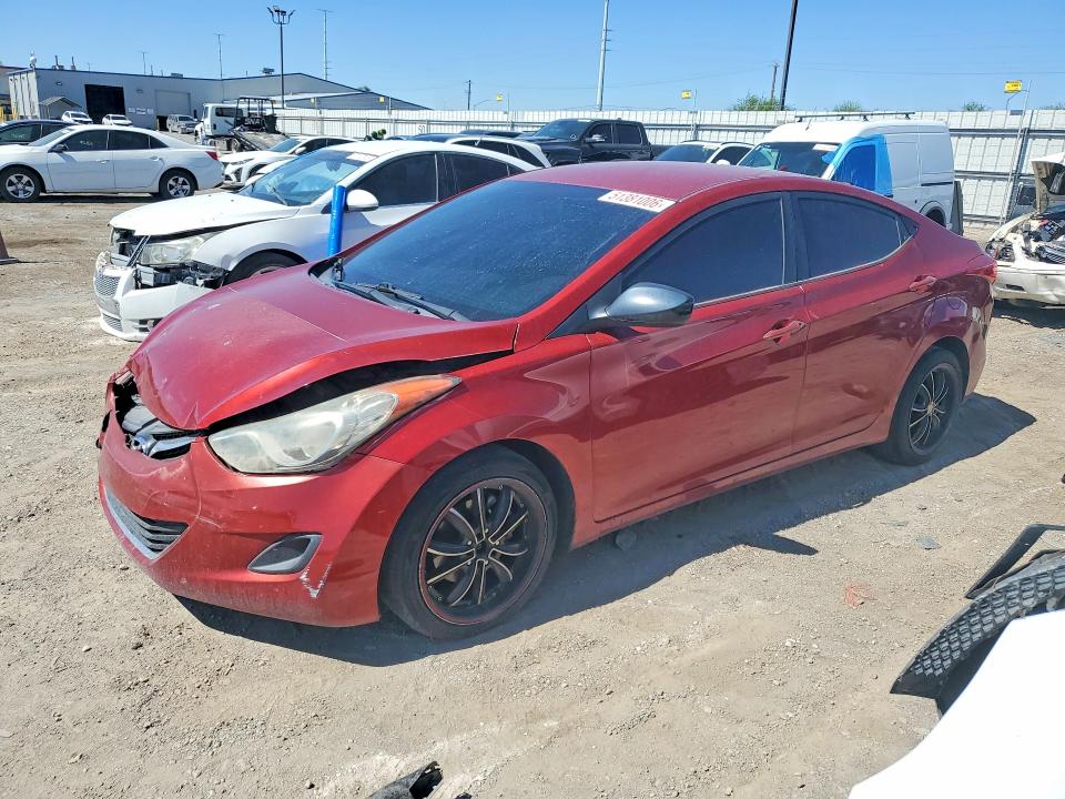 2011 Hyundai Elantra მანქანა იყიდება აუქციონზე, vin: KMHDH4AE0BU090916, აუქციონის ნომერი: 51381006