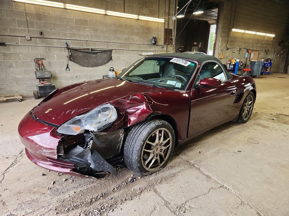 2004 Porsche Boxster მანქანა იყიდება აუქციონზე, vin: WP0CA29884S620524, აუქციონის ნომერი: 57417176