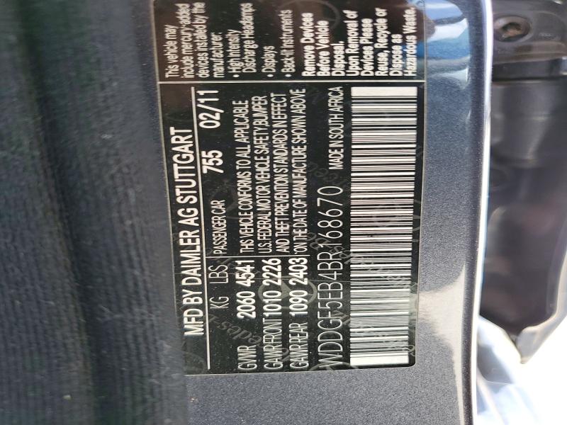 Продажа на аукционе авто 2011 Mercedes-benz C, vin: WDDGF5EB4BR168670, номер лота: 55618076