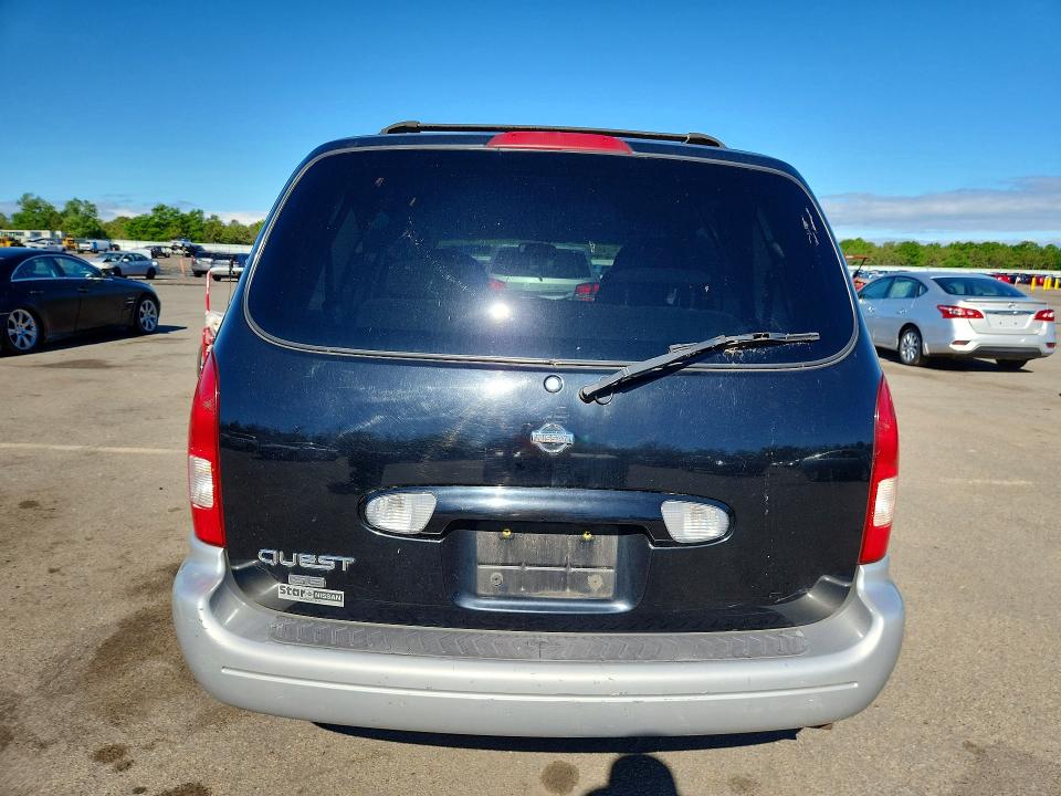 2001 Nissan Quest მანქანა იყიდება აუქციონზე, vin: 4N2ZN16T51D821456, აუქციონის ნომერი: 57065496