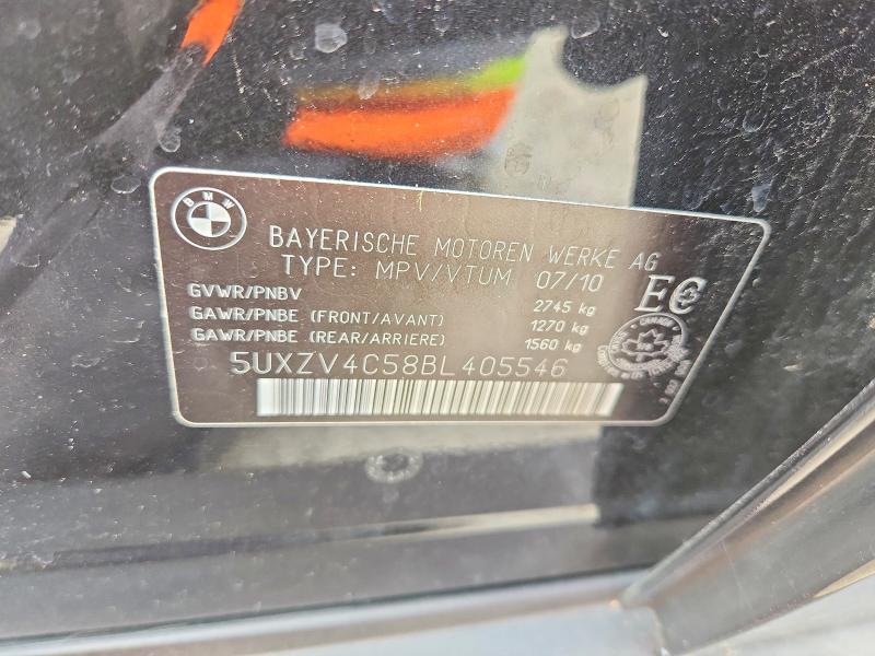 Продаж на аукціоні авто 2011 Bmw X5, vin: 5UXZV4C58BL405546, номер лоту: 85971255