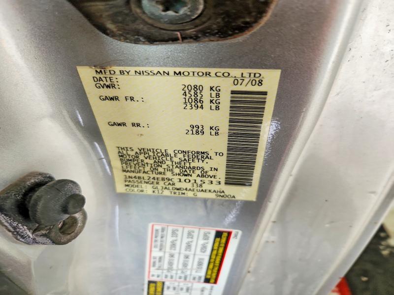 Продаж на аукціоні авто 2009 Nissan Altima, vin: 1N4BL24E89C101533, номер лоту: 59117306