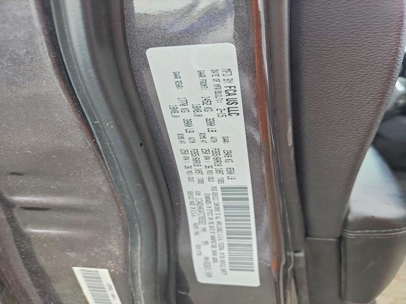 58805006 :رقم المزاد ، 1C4RDHAG4FC765922 vin ، 2015 Dodge Durango مزاد بيع