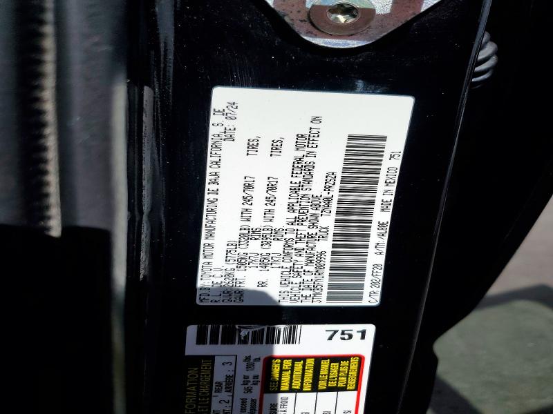 58660256 :رقم المزاد ، 3TMKB5FN1RM009996 vin ، 2024 Toyota Tacoma مزاد بيع