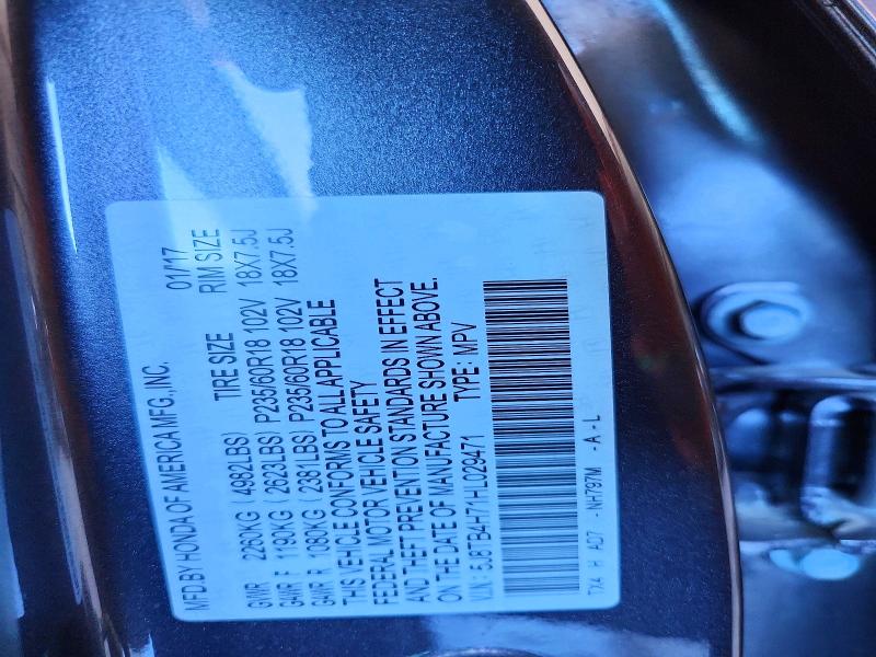 Auction sale of the 2017 Acura Rdx, vin: 5J8TB4H71HL029471, lot number: 58369656