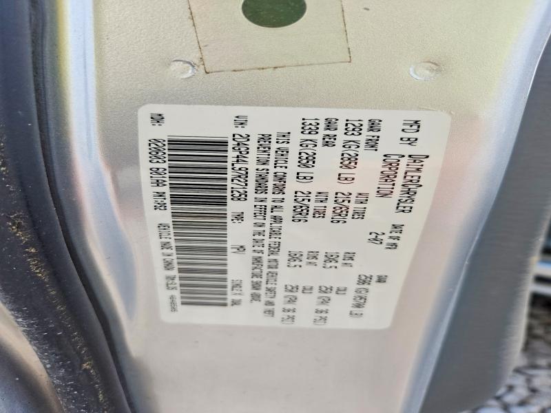 58430166 :رقم المزاد ، 2D4GP44L97R271258 vin ، 2007 Dodge Grand Caravan مزاد بيع