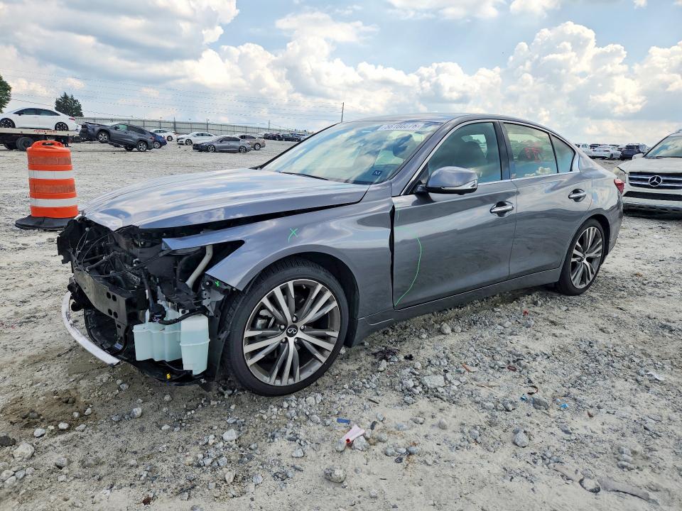 56100876 :رقم المزاد ، JN1EV7CP2NM310517 vin ، 2022 Infiniti Q50 مزاد بيع