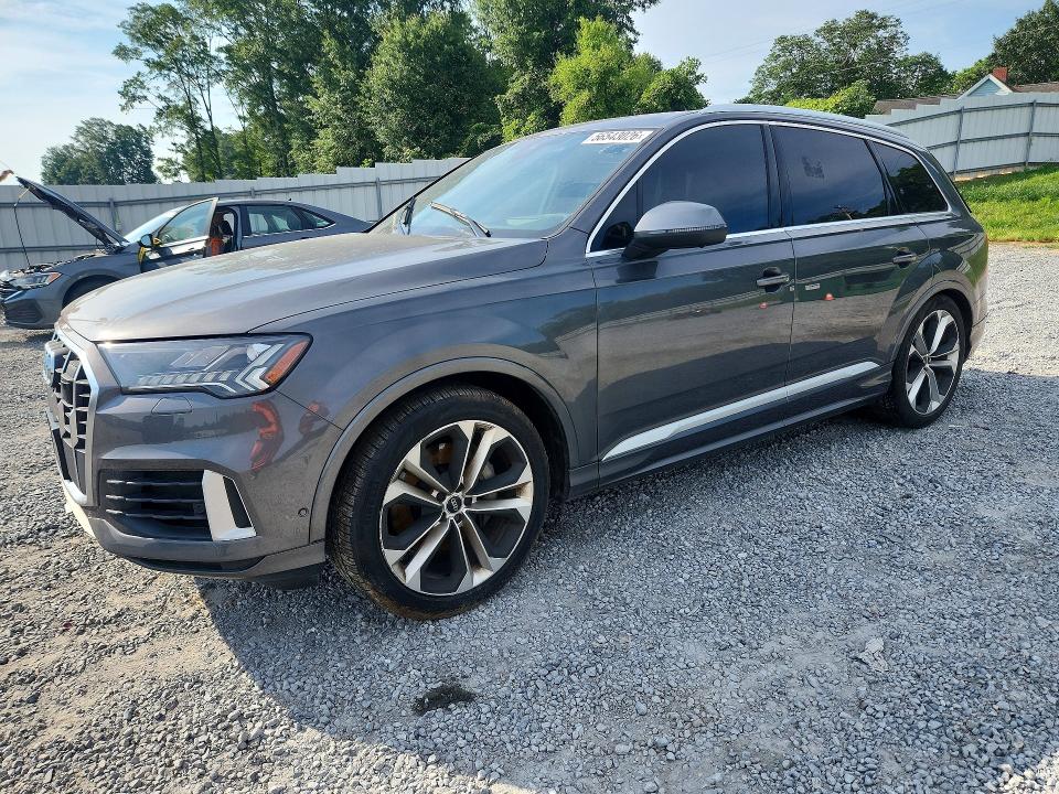 2021 Audi Q7 მანქანა იყიდება აუქციონზე, vin: WA1VXAF70MD022908, აუქციონის ნომერი: 56543026