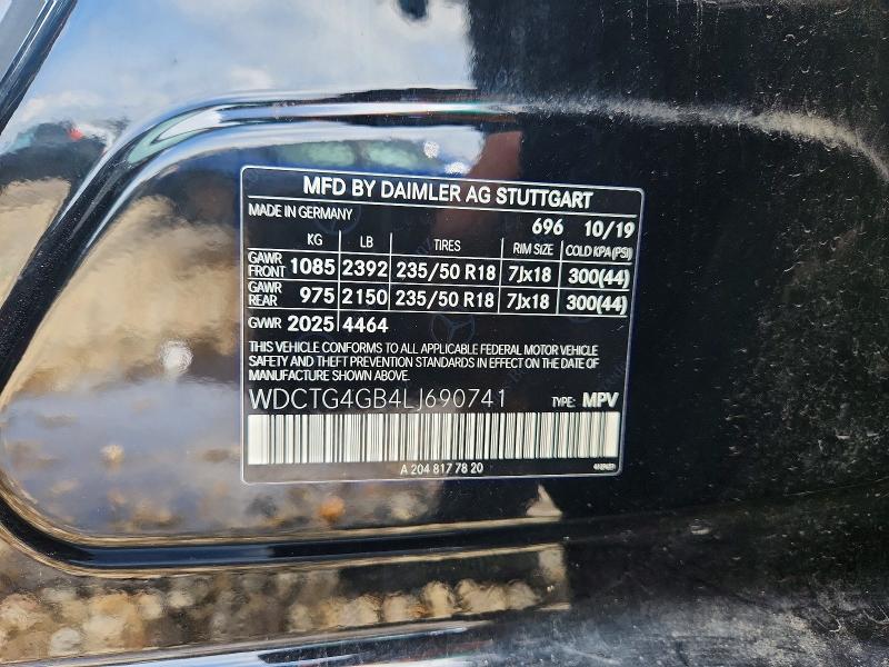 Продажа на аукционе авто 2020 Mercedes-benz Gla, vin: WDCTG4GB4LJ690741, номер лота: 57042356