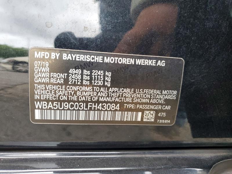 Aukcja sprzedaży 2020 Bmw M340xi, vin: WBA5U9C03LFH43084, numer aukcji: 85989445