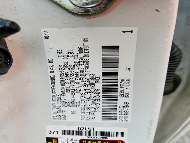 Aukcja sprzedaży 2014 Toyota Tundra, vin: 5TFAY5F19EX364099, numer aukcji: 57438396
