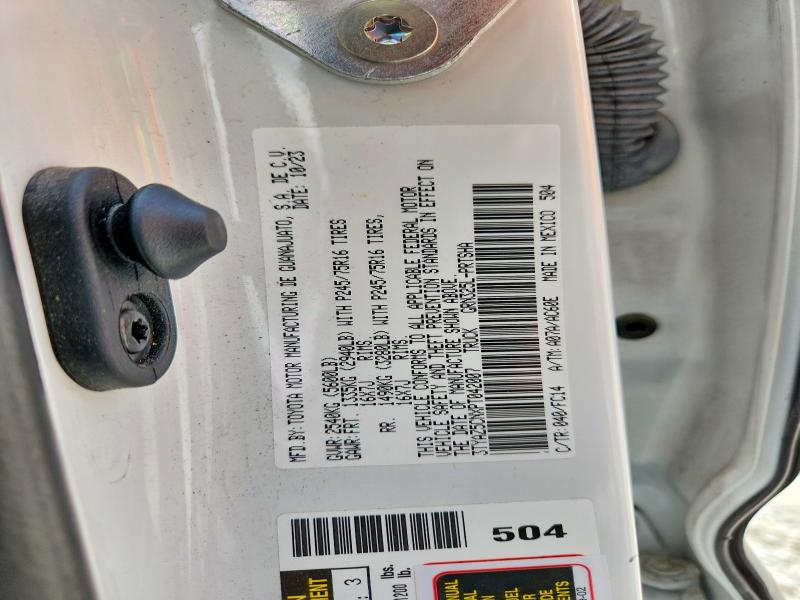 Продажа на аукционе авто 2023 Toyota Tacoma, vin: 3TYAZ5CNXPT042007, номер лота: 55643346