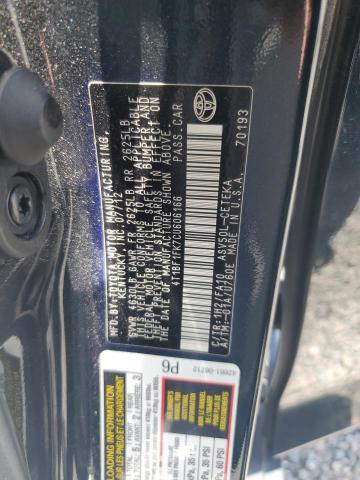 Aukcja sprzedaży 2012 Toyota Camry, vin: 4T1BF1FK7CU606166, numer aukcji: 57384906