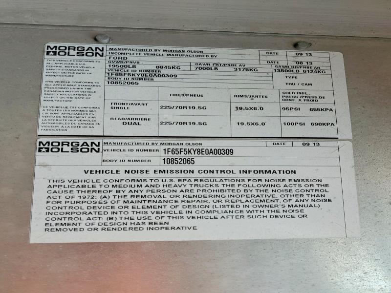 Продаж на аукціоні авто 2014 Ford F59, vin: 1F65F5KY8E0A00309, номер лоту: 57815306