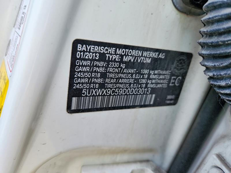 Продаж на аукціоні авто 2013 Bmw X3, vin: 5UXWX9C59D0D03013, номер лоту: 56102196