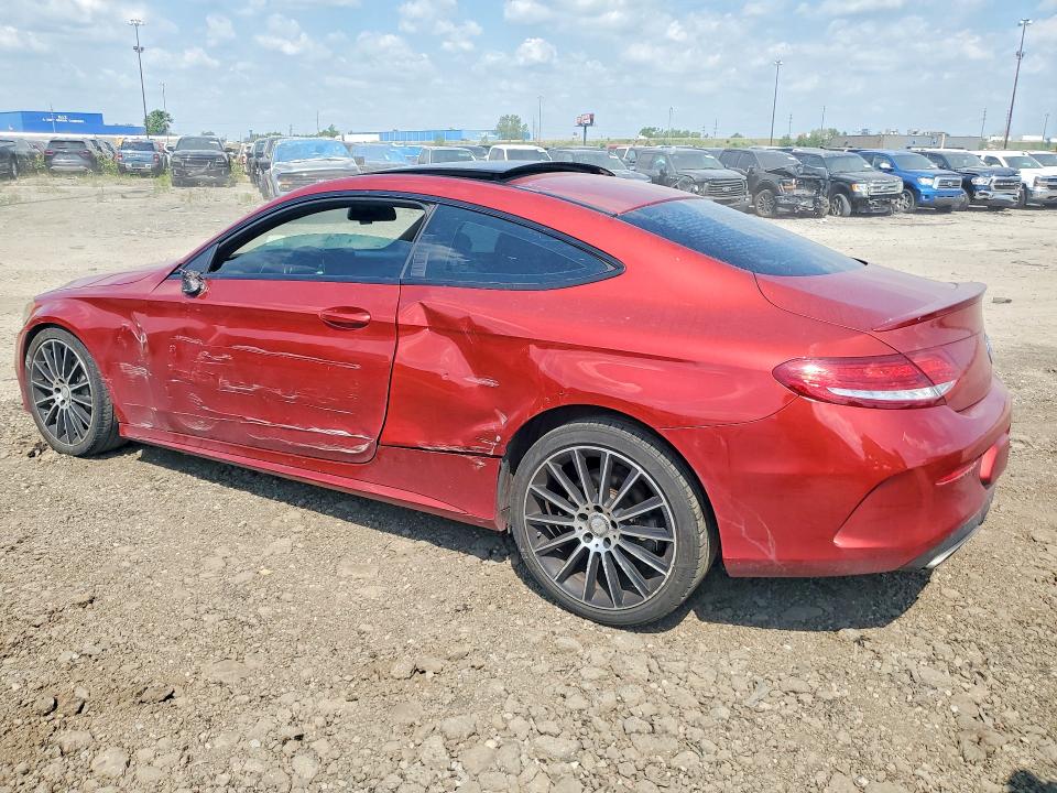 55917176 :رقم المزاد ، WDDWJ4JB6HF502461 vin ، 2017 Mercedes-benz C مزاد بيع